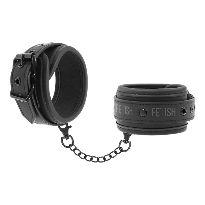 FETISH SUBMISSIVE HANDCUFFS VEGAN LEATHER